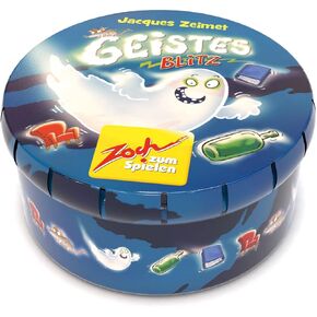 Verlag Ghost Blitz Mini - A Board Game 2-8 Players - Board Games for Family – 20-30 Minutes of Gameplay - Games for Family Game Night - for Kids and Adults Ages 8+ - English Version