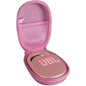 Hermitshell Hard Travel Case for JBL Clip 4 / JBL Clip 5 Portable Mini Bluetooth Speaker (Pink)