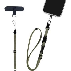 Cell Phone Strap Adjustable Wrist Strap Crossbody Phone Strap Extra Long Phone Lanyard Wrist Lanyard (Black)