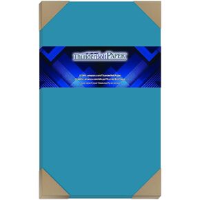 50 Bright Aqua Blue Cardstock 65lb Cover Paper - 9 X 12 Inches Frame and Sketch Pad Size - 65 lb/Pound Light Weight Cardstock - Quality Smooth Paper Surface