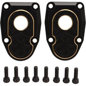 Topyond 2 PCS Axial Capra Treal Capra Brass Portal Covers Weights Portal Steering Knuckle Rustproof for SCX10 III AR45P 1/10