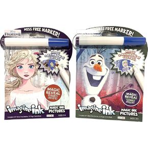 Frozen 2 Imagine Ink Magic Ink Picture و Game & Activity Book و Multicolor- 2 Pack