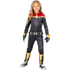 Rubies للجنسين Kids Disfraz Capitana Marvel Deluxe Inf