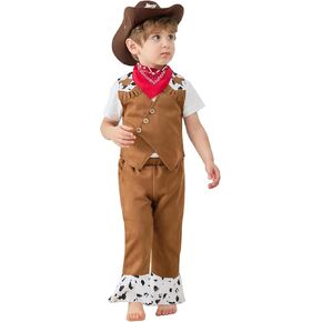 Lxkikmm Western Kids Boy Cowboy Assume الزي السترة