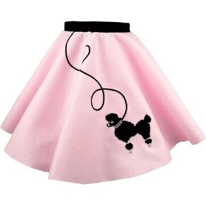 Hip Hop 50's Shop 1950s Girls Poodle Skirt Costume for Kids