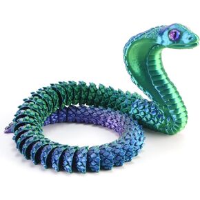 واقعية مزيفة من الكوبرا ثعابين لعبة Soft Pla Snake شخصية حيوانات ثعبان نابضة بالحياة.