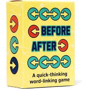 Before After - A Quick-Thinking Word-Linking Team Game for 2-8 Players - Card Games for Adults - Word Games - Adult Games for Game Night