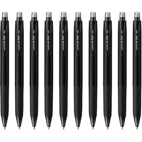 Mitsubishi Pencil Pencil Pencable Penp Ballpoint Pen ، Uni-Ball R: E 0.5mm ، Off Black ، مجموعة من 10
