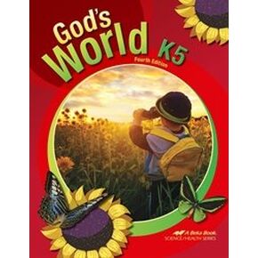 God's World K5 - Abeka 5 سنوات من العمر روضة أطفال طالب نصية