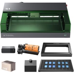 XTOOL S1 40W ROTARY BUNDLE- مع وحدة ليزر الأشعة تحت الحمراء 1064NM