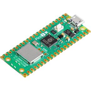 Pi Pico 2 W - RP2350 Microcontroller Board, Bluetooth 5.2, WiFi, BLE, Dual-Core 150MHz, 520KB RAM, 4MB Flash, USB Drag-and-Drop Programming, 26 GPIO