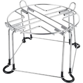 LANIAKEA Water Filter Stand 6" Tall by 9" Diameter Detachable Stainless Steel Stand Compatible with Berkey Big, Royal and Travel System, Countertop for Easier Dispensing of Filtered Water