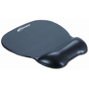 Innovera: Gel Mouse Pad With Wrist Rest ، Base Nonskid ، 8-1/4 × 9-5/8 ، Black -: - تباع كحزم 2 - 1 -/ - إجمالي 2 لكل منهما