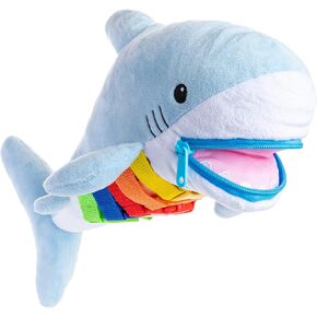 ألعاب مشبك - Bruce Shark محشو بالحيوان - Montessori النشاط التعليمي Travel Doy For Chiddlers - تطوير المهارات الحركية وحل المشكلات