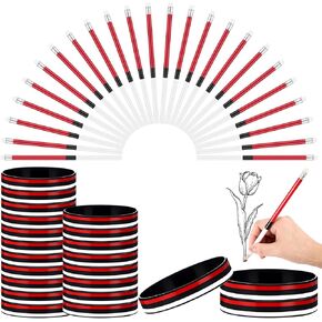 Telling 60 PCS Cartoon Animation Bracelets Silicone Pencilts with Erasers Pet Red White Black Wristbands Cartoon Rubber Sport