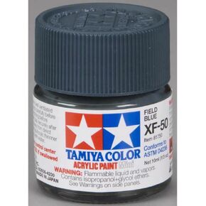 Tamiya 81750 Acrylic Mini XF50 Field Blue 1/3 Oz