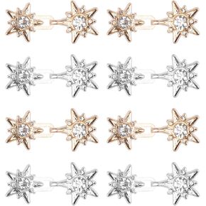 Framendino ، 8 مجموعات Rhinestons Star Pant Bant Weist Trainener Buttons Crystal Stars Jean لتنورة الجينز