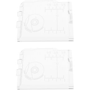 2pcs Sewing Machines Slide Bobbin Cover Plate 750036001 Compatible with Janome Compatible with Kenmore 395719-98 654060003