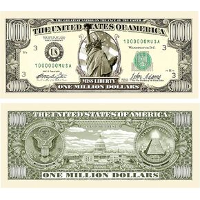 تمثال Liberty مليون دولار (10 فواتير)