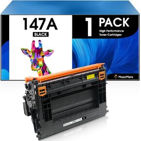 MASAIMARA (10،500 صفحة متوافقة مع خراطيش الحبر متوافقة مع HP 147A W1470A لـ HP M611DN M611X M612DN M612X Flow MFP M634H M635Z M636Z M634Z M635FHT M635H M636FH PRITER