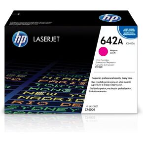HP 642A Magenta Toner Cartridge | Works with HP Color LaserJet CP4005 Series | CB403A
