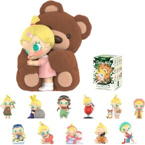 POP MART Baby Molly My Huggable Discovery Series Figures, Blind Box Figures, Random Design Action Figures Collectible Toys Home Decorations, Holiday Birthday Gifts, Single Box