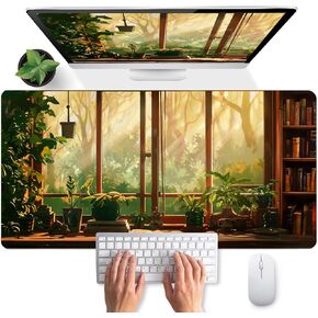 لوحة الماوس الوردي الكلب ، الكلاب اللطيفة XXL DESK HAT ، وسادة الماوس الكبيرة الممتدة ، والمكتبي الوردي لوحة الكمبيوتر كمبيوتر مفتاح Mouse Mouse for Women Girls Game/Offic