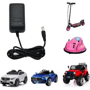 12V Battery Charger for Ride On Toys Car, 12 Volt Kids Battery Class 2 Power Supply for Best Choice Products Kids Truck Bumper Car Jeep Tractor Motorcycle ATV 12V Powered Wheels Charger
