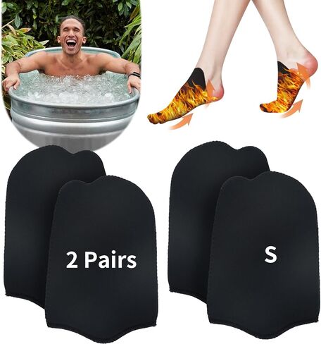 2 Pairs Ice Bath Toe Socks, Cold Plunge Toe Covers, Ice Bath Toe Booties Cold Plunge Toe Booties,Cold Plunge Tub Accessories, Reusable Neoprene Toe Warmers for Ice Baths and Cold Plunge at Home(P9.3) in Saudi Arabia