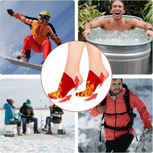 2 Pairs Ice Bath Toe Socks, Cold Plunge Toe Covers, Ice Bath Toe Booties Cold Plunge Toe Booties,Cold Plunge Tub Accessories, Reusable Neoprene Toe Warmers for Ice Baths and Cold Plunge at Home(P9.3) in Saudi Arabia