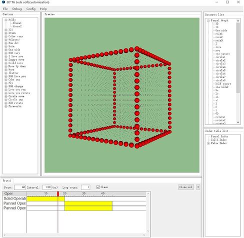 3D Led Cube Light Electronics Kit with LED 16x16x16 Electronic Learning Toy for Children and Teenagers Learning Activities Suit (3D16MINI-MULTI-KIT) in Saudi Arabia