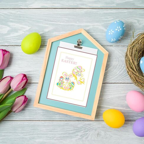 Easter Rabbit Banner Clear Stamps for Card Making Decoration and Scrapbooking Supplies,Egg Flowers Transparent Rubber Stamps for Paper Card Photo Album Crafting Supplies in Saudi Arabia