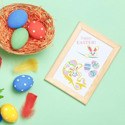 Easter Rabbit Banner Clear Stamps for Card Making Decoration and Scrapbooking Supplies,Egg Flowers Transparent Rubber Stamps for Paper Card Photo Album Crafting Supplies in Saudi Arabia
