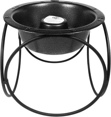 Platinum Pets Slow Eating Single Olympic Diner Feeder with Stainless Steel Dog Bowl, Silver Vein, Large in Saudi Arabia