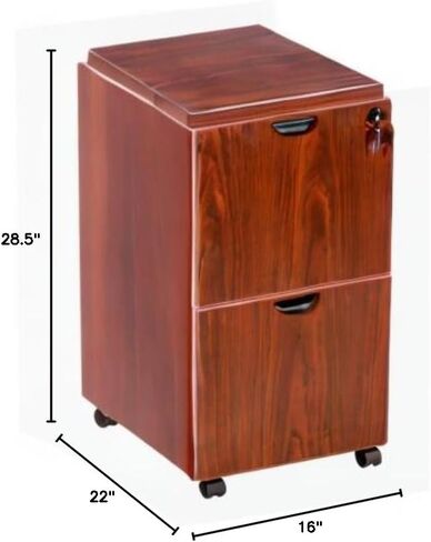 Boss Office Products Mobile Pedestal in Cherry in Saudi Arabia