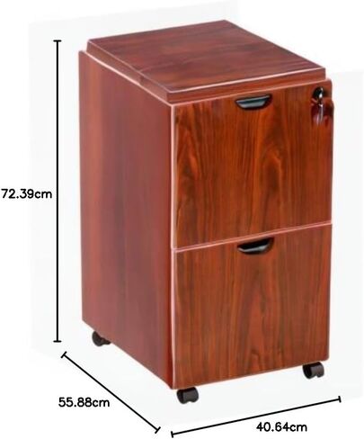 Boss Office Products Mobile Pedestal in Cherry in Saudi Arabia