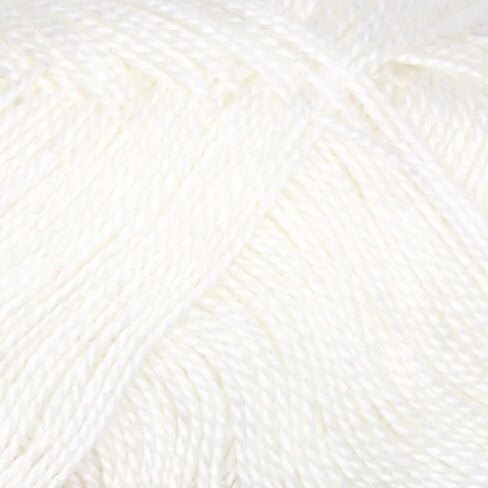 Jubileeyarn خيوط رائعة - 50g/skein الدانتيل الخيزران - Frost White - 8 skeins in Saudi Arabia