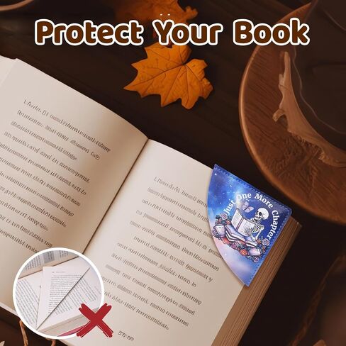 LPaikin 5PCS Fourth Wing Dragon Corner Bookmarks for Men Women, PU Leather Book Accessories for Dragon Book Lovers, Perfect Bookworm Gifts for Adults Kids Birthday in Kuwait