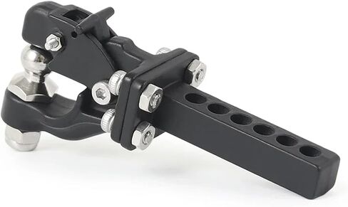 AMK 1/10 Scale RC Trailer Hitch Tow Hook, RC Trailer Hitch Receiver for RC Crawler Redcat GEN 8 Scout II CC01 TF2 TRX4 Axial SCX10 90046 (Linkage Assembly) in Saudi Arabia