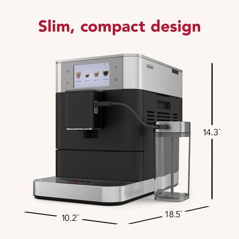 KitchenAid Fully Automatic Espresso Machine KF8, KES8558PL, Porcelain White in Kuwait