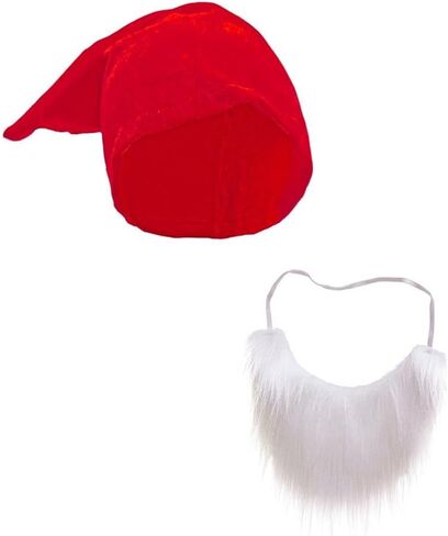 Dressy Daisy Dwarf Fancy Dress Up Costume Outfit with Hat & Beard for Toddler and Little Kids Boys, Green Red in Saudi Arabia