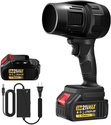 Sakerplus Portable Dust Cleaner,Compressed Air Duster with Adjustable Speed,2025 Upgraded Handheld Cordless Leaf Blower Portable Dust Cleaner,Mini Jet Dry Blower Fan for Outdoor,Camping,Cleaning in Saudi Arabia