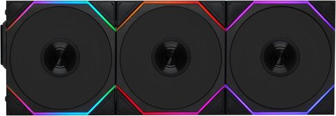 Lian Li UNI Fan TL LCD 120 Wireless - Single Pack - Controller Not Included - 2.4 GHz Wireless Control - Infinity Mirror Design - LCD Display - Controller Required - White (12TLLCD1W1W) in Saudi Arabia