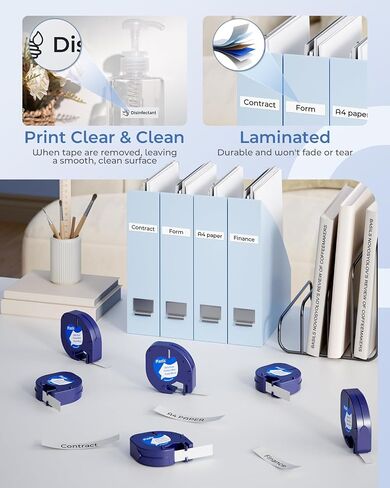 Label KINGDOM Replace for DYMO LetraTag Refills 91330 White Paper Label Maker Tape, Compatible with Dymo Label Maker Refills for Letra Tag 200B LT-100H 100T Plus, 1/2" x 13' Black on White 6 Pack in Saudi Arabia