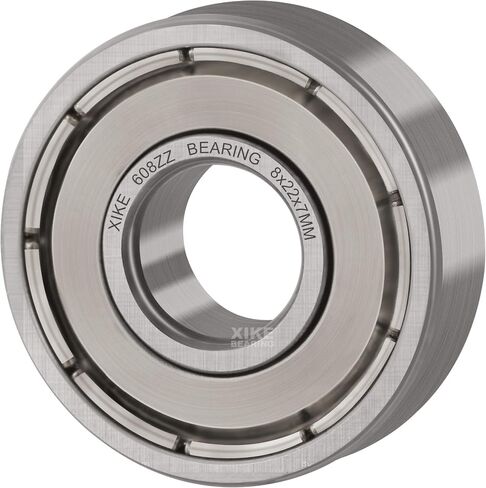 XiKe 10 Pcs 606ZZ Double Metal Seal Bearings 6x17x6mm, Pre-Lubricated and Stable Performance and Cost Effective, Deep Groove Ball Bearings. in Kuwait