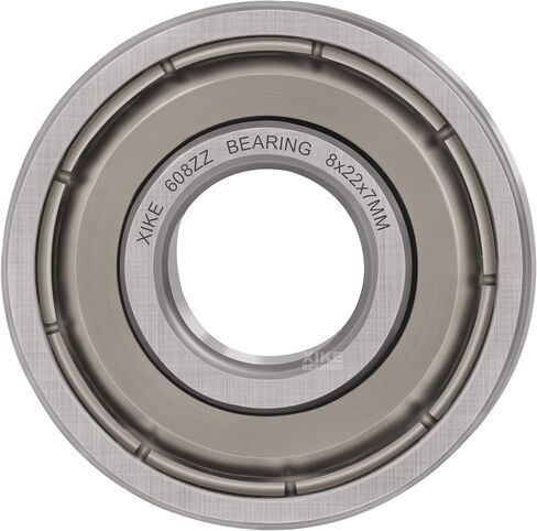 XiKe 10 Pcs 606ZZ Double Metal Seal Bearings 6x17x6mm, Pre-Lubricated and Stable Performance and Cost Effective, Deep Groove Ball Bearings. in Kuwait