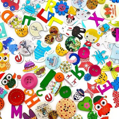110 Mixed Resin Sewn Buttons,4-Hole Craft Round Blazer Buttons,Round Sewing Buttons,5 Color 3-Size (15mm, 20mm, 25mm) Suit Coats Resin Button for Sewing Various Clothing,DIY Craft and Decorations in Kuwait