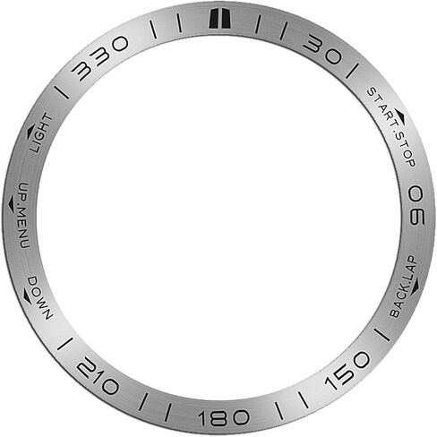 Abanen Stainless Steel Watch Bezel for Garmin Fenix 8 51mm, Polished Adhesive Cover Anti-Scratch Protector Cover Ring for Fenix 8 47mm (Black, 51mm) in Kuwait