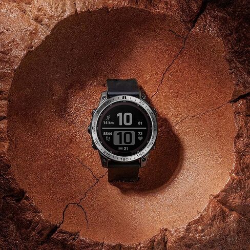 Abanen Stainless Steel Watch Bezel for Garmin Fenix 8 51mm, Polished Adhesive Cover Anti-Scratch Protector Cover Ring for Fenix 8 47mm (Black, 51mm) in Kuwait