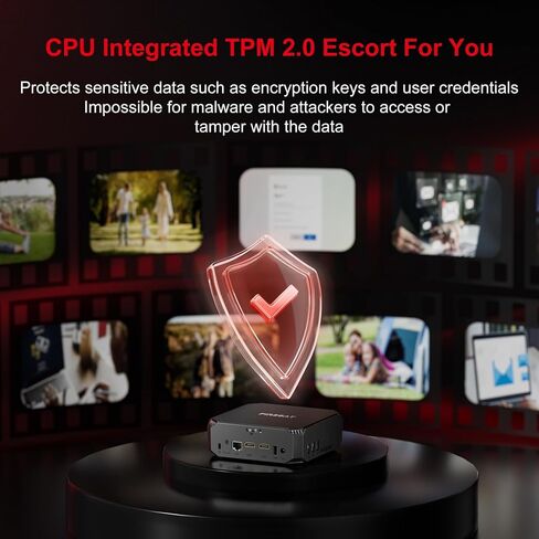 Mini PC N150 (3.6GHz) Intel, TPM 2.0, 1000MHz 4K UHD, 16GB DDR4 RAM 512GB M.2 SSD PCIe, Intel Twin Lake N150, Gaming Small Mini Desktop Computer Windows 11, Office/Business/Home Mini Server in Saudi Arabia
